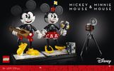 Mickey Mouse and Minnie Mouse