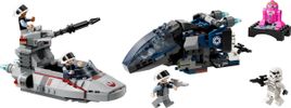 Imperial Dropship vs. Rebel Scout Speeder