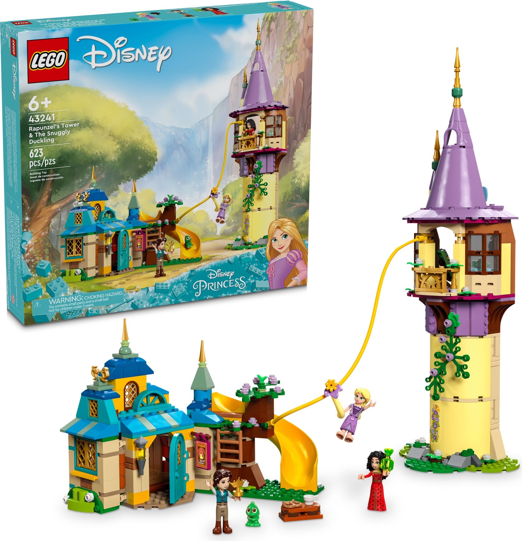 Rapunzel's Tower & The Snuggly Duckling (43241) | Compare LEGO® Set ...